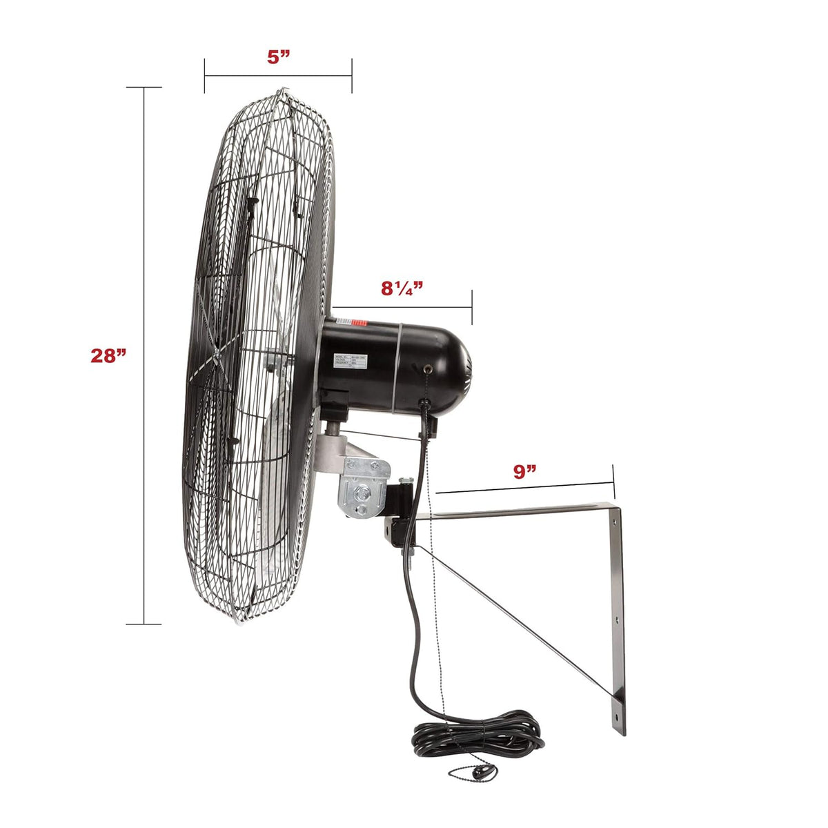 Commercial Wall Mount Fan F60694