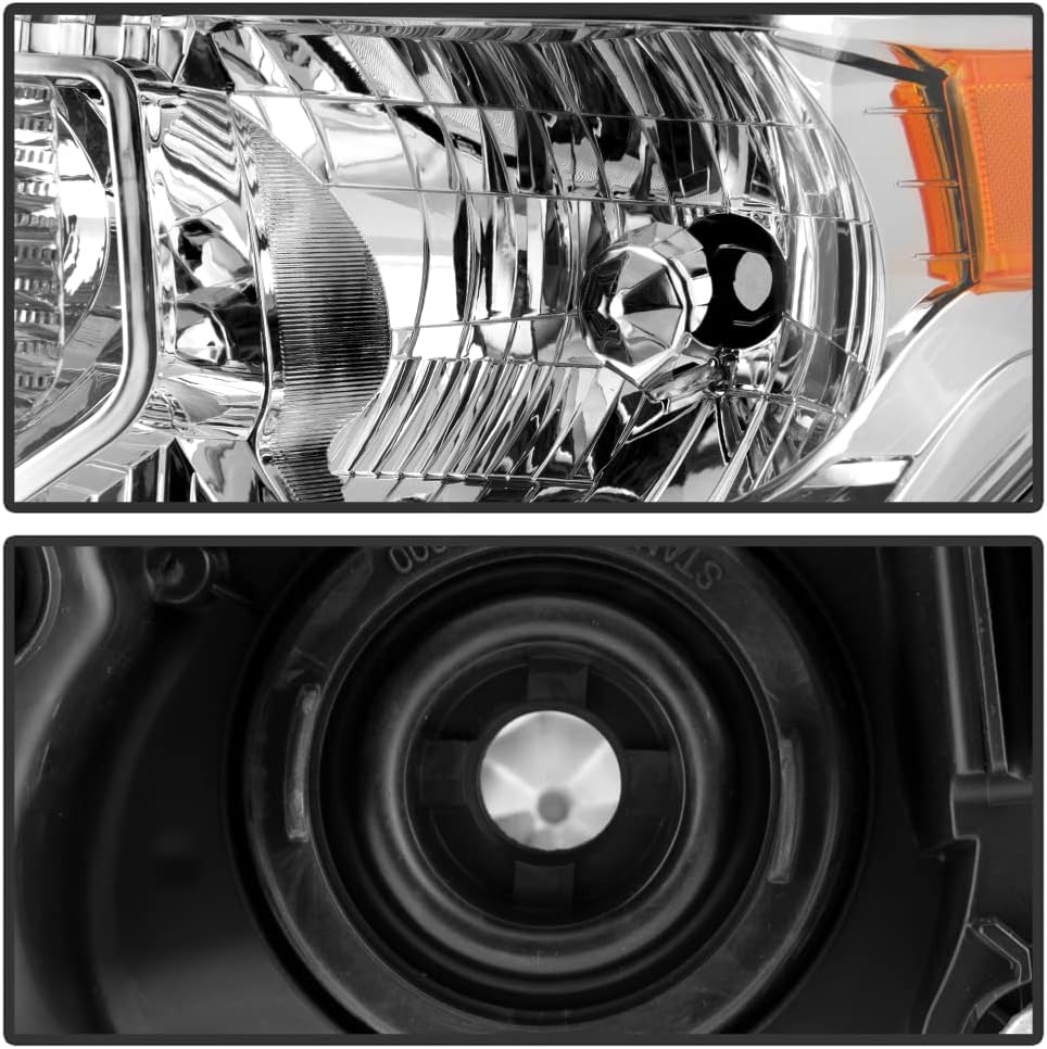 Chrome Headlights Replacement Pair C5783
