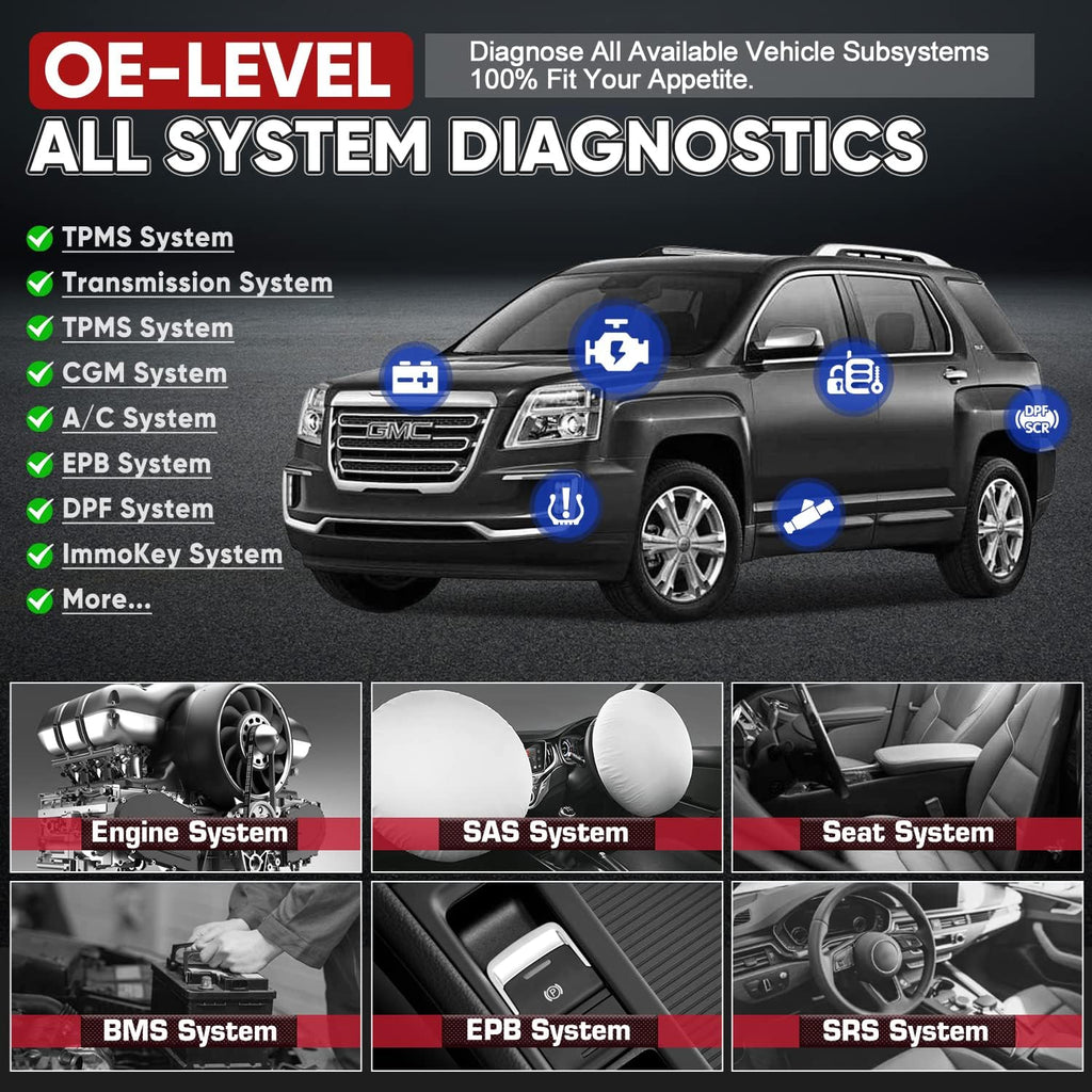 OE All Systems Diagnostics Scanner Tool O7766