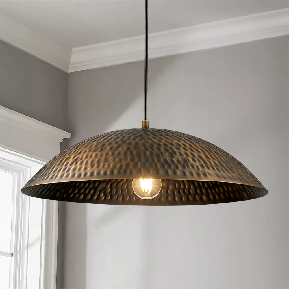 1-Light Dimmable Dome Pendant T42238