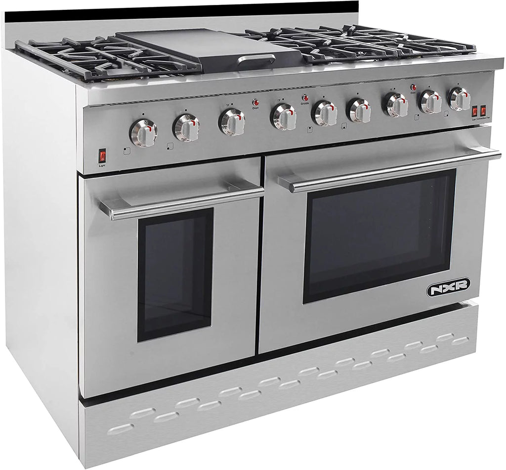 48" Stainless Steel Propane Gas Range with Convection Oven M92195