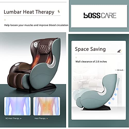 Light Grey SL Track Full Body Massage Recliner D126137