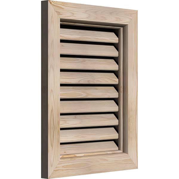 Unfinished Smooth Pine Gable Vent F318