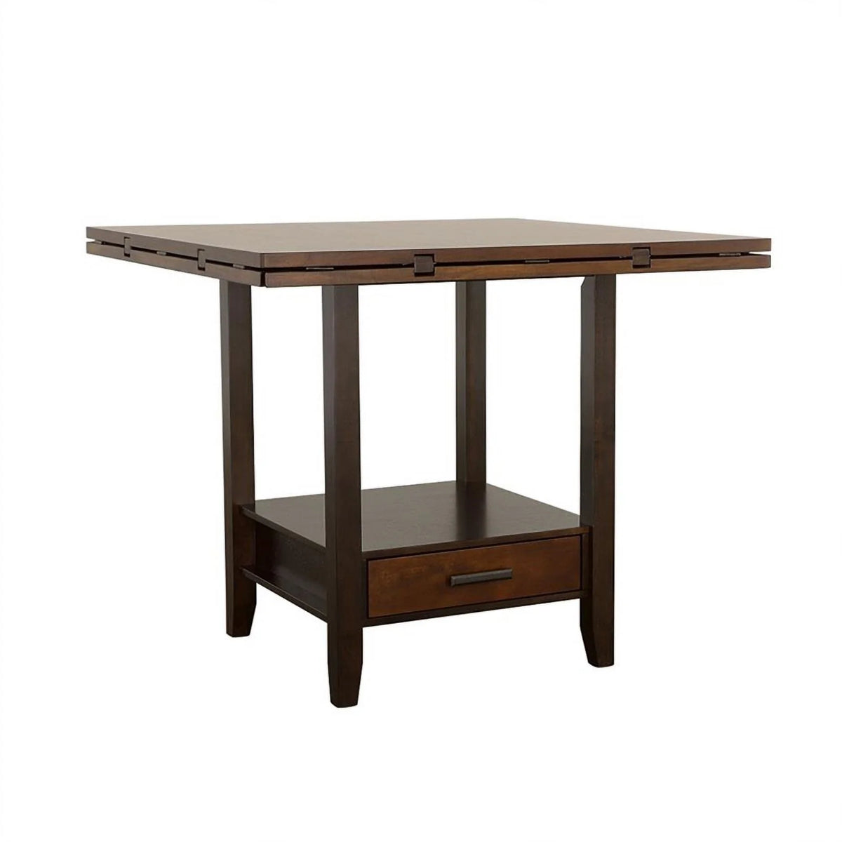 Wood Round Counter Height Drop Leaf Table K692