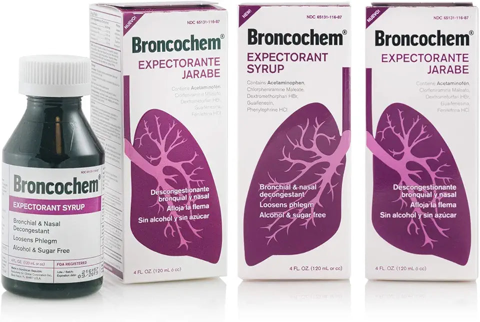 Expectorant Syrup 4 oz Pack of 3 Y39033