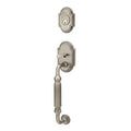 Antique Nickel Finish Tubular Handleset P3051