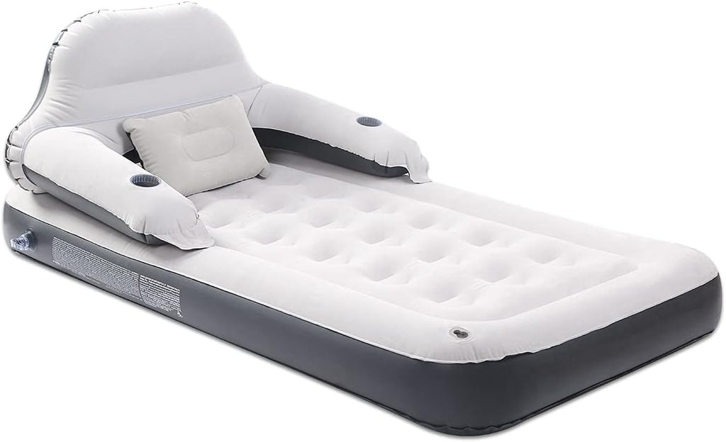 Twin Air Mattress with Soft Backrest Patch Kit O943495