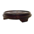 Dark Red Mahogany Porcelain Vase Stand N61838