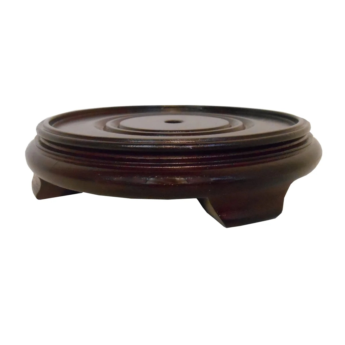 Dark Red Mahogany Porcelain Vase Stand N61838