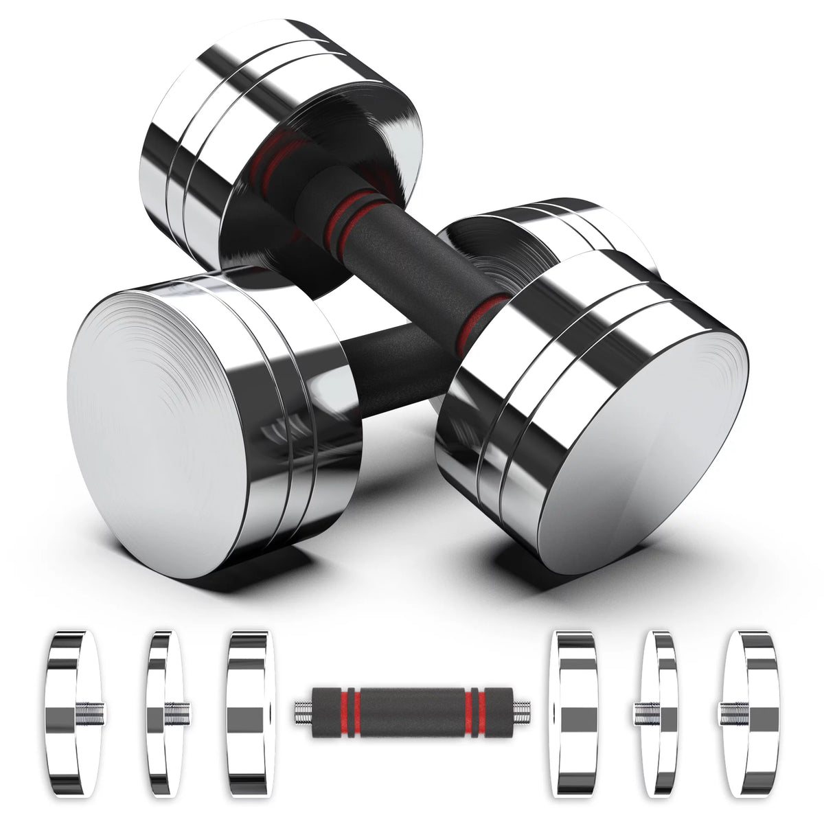 Adjustable Dumbbell Set with Foam Handles C1533
