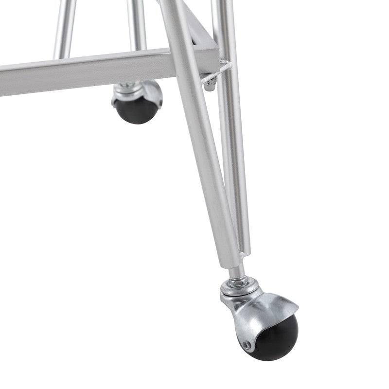 Silver Mid-Century Bar Cart U8628