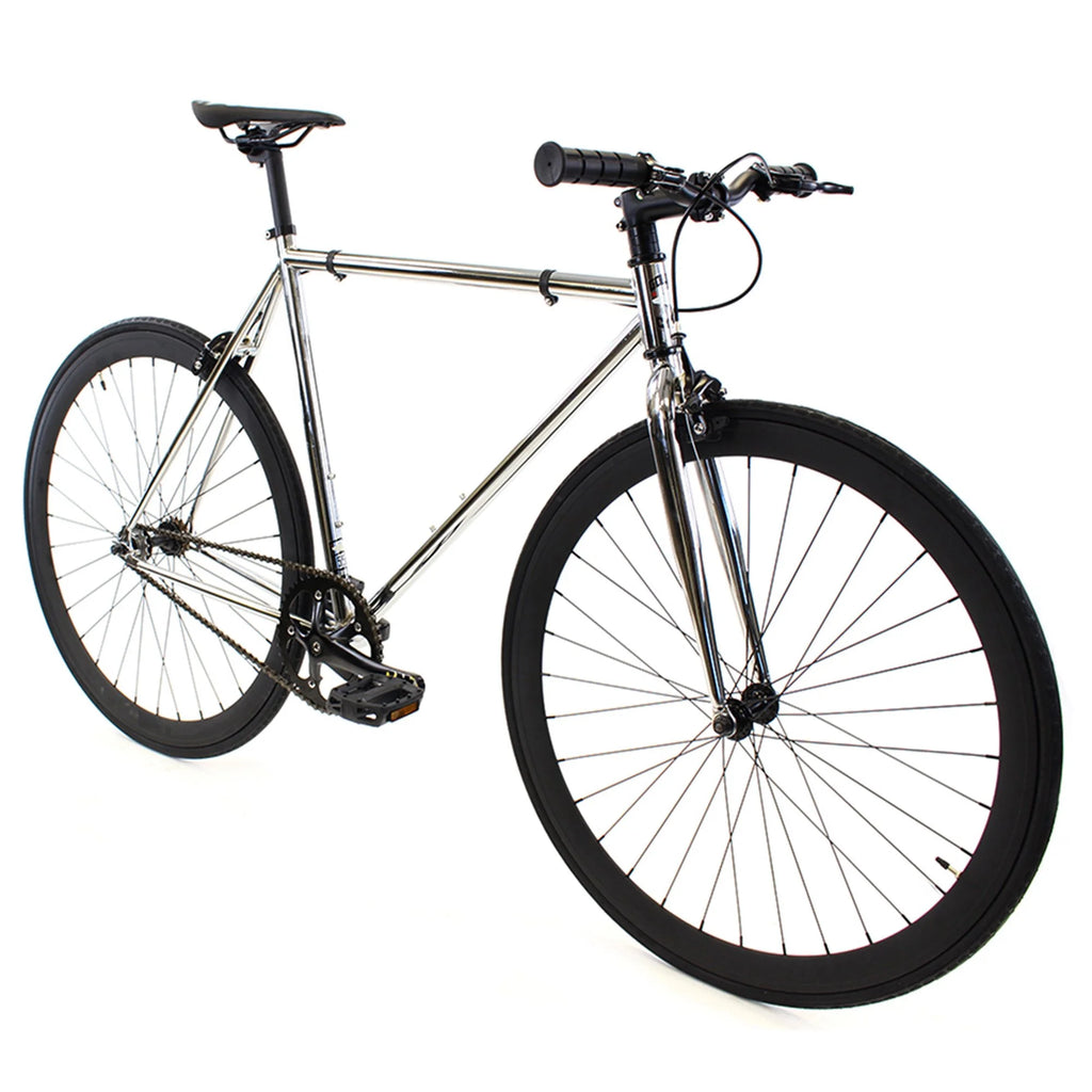 Chrome Fixed Gear Bike 55 cm J764