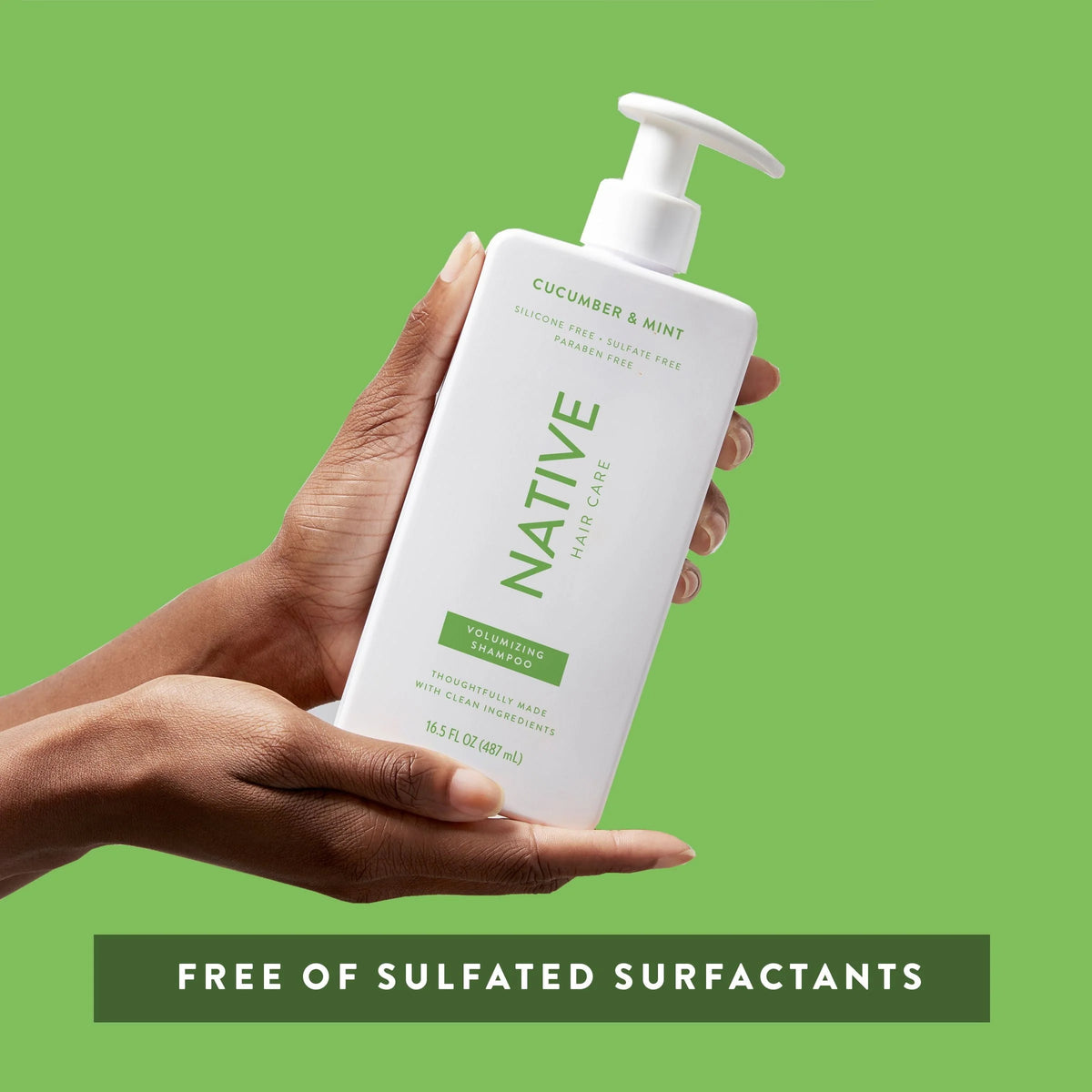 Volumizing Shampoo Cucumber & Mint Sulfate & Paraben Free 16.5 oz Q682358
