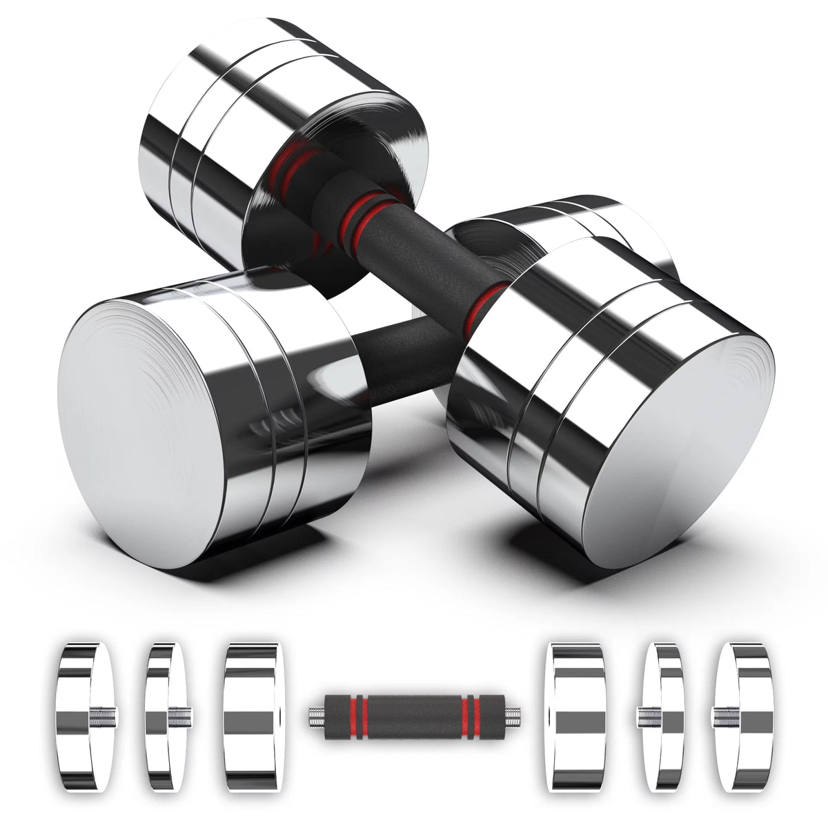 Adjustable Dumbbell Set with Foam Handles C1533