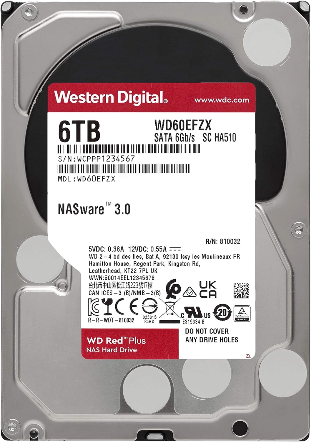 6TB NAS Internal Hard Drive HDD G920862
