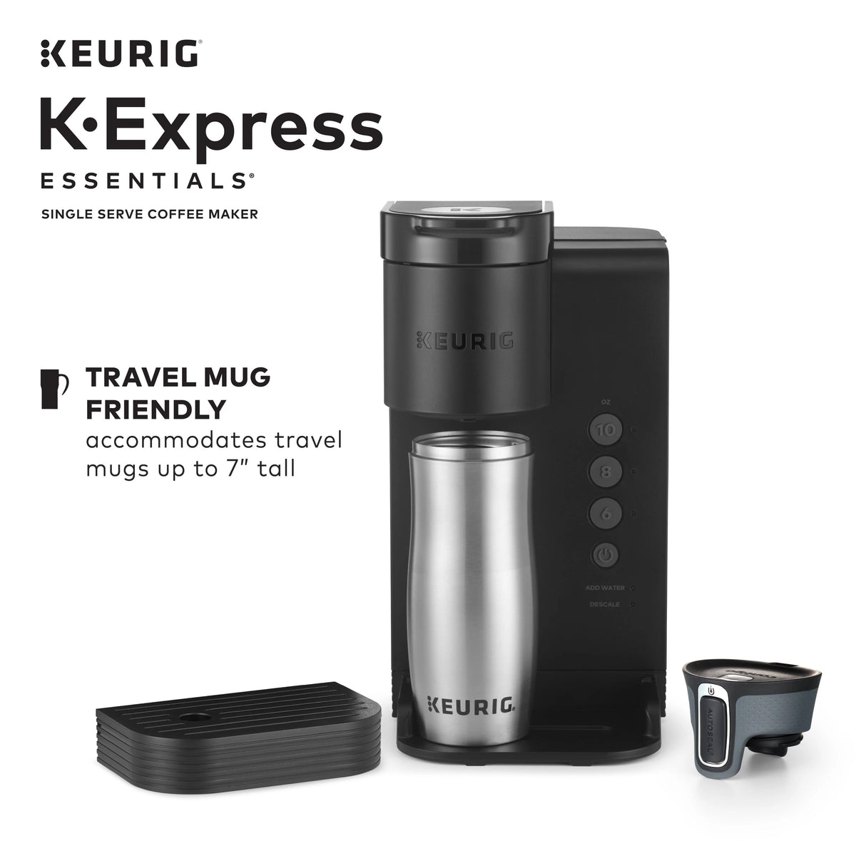 Black Single Serve K-Cup Pod Coffee Maker S1792