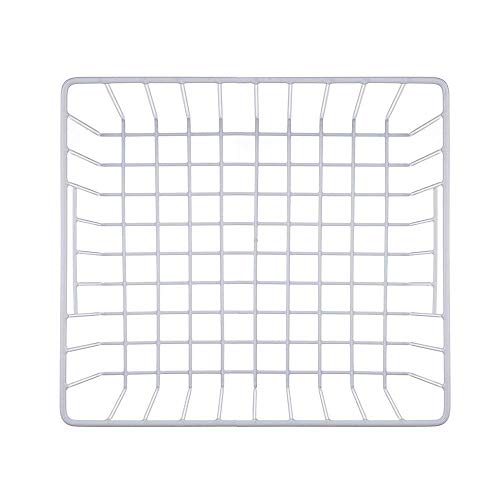 Large Wire Storage Baskets with Handles, Pearl White, Set of 3 I52003