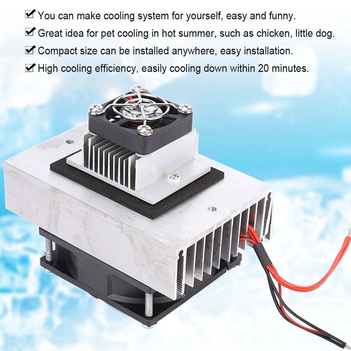 DC12V Semiconductor Cooling System DIY Kit A873