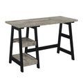 Trestle Desk With Shelves U209