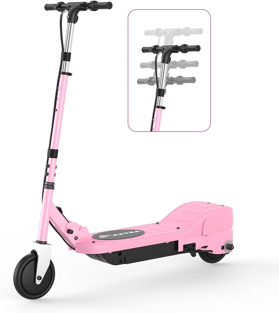 Electric Scooter, Foldable, Adjustable Height, 10mph, 155lbs Max Load C219748