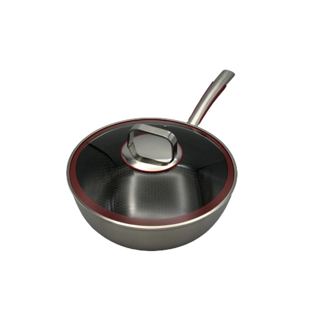 26cm Hybrid Wok with Glass Lid Z582