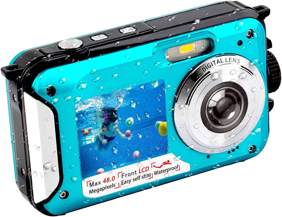FHD 2.7K 48 MP Waterproof Digital Camera Dual Screen X6941