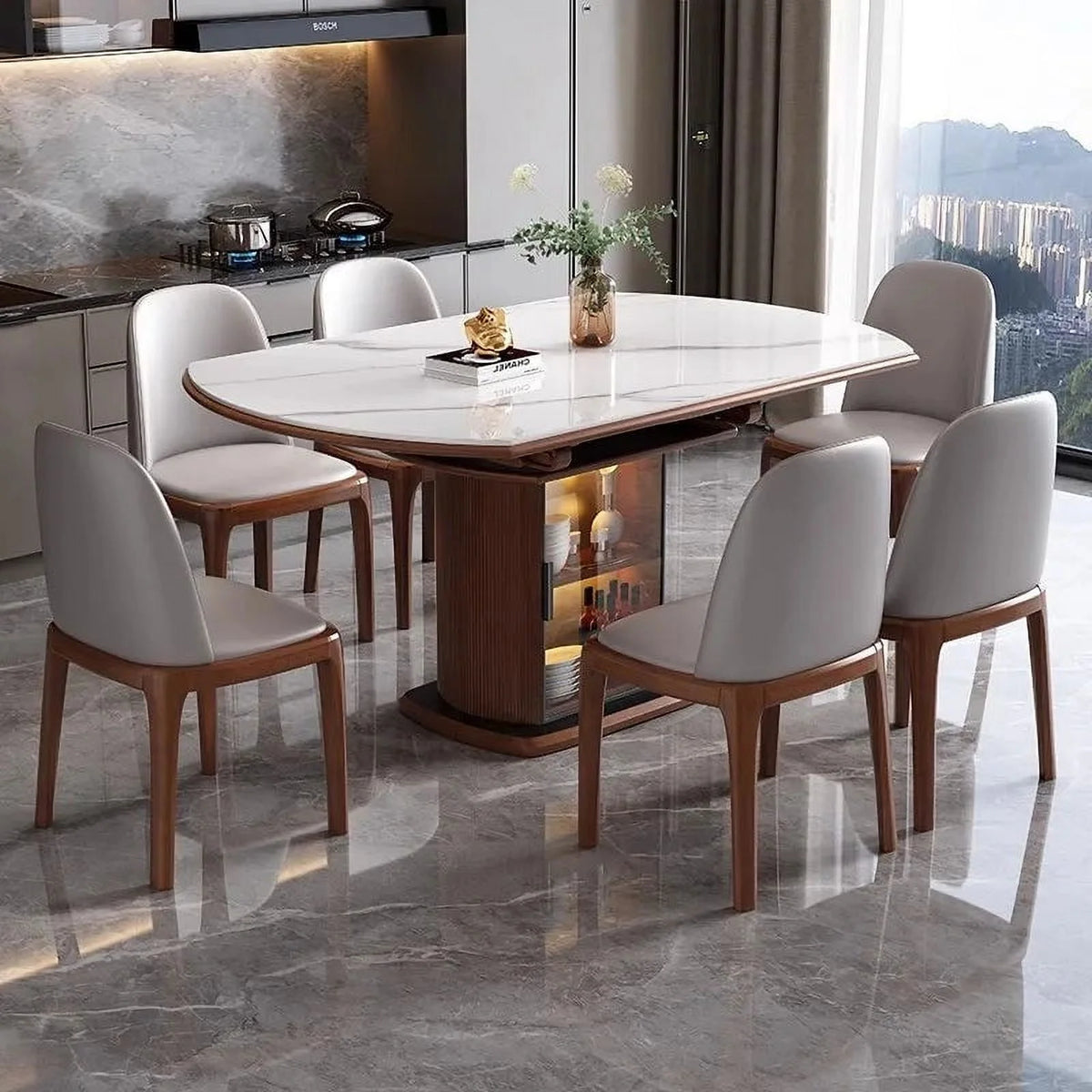 Round Folding Dining Table O3127