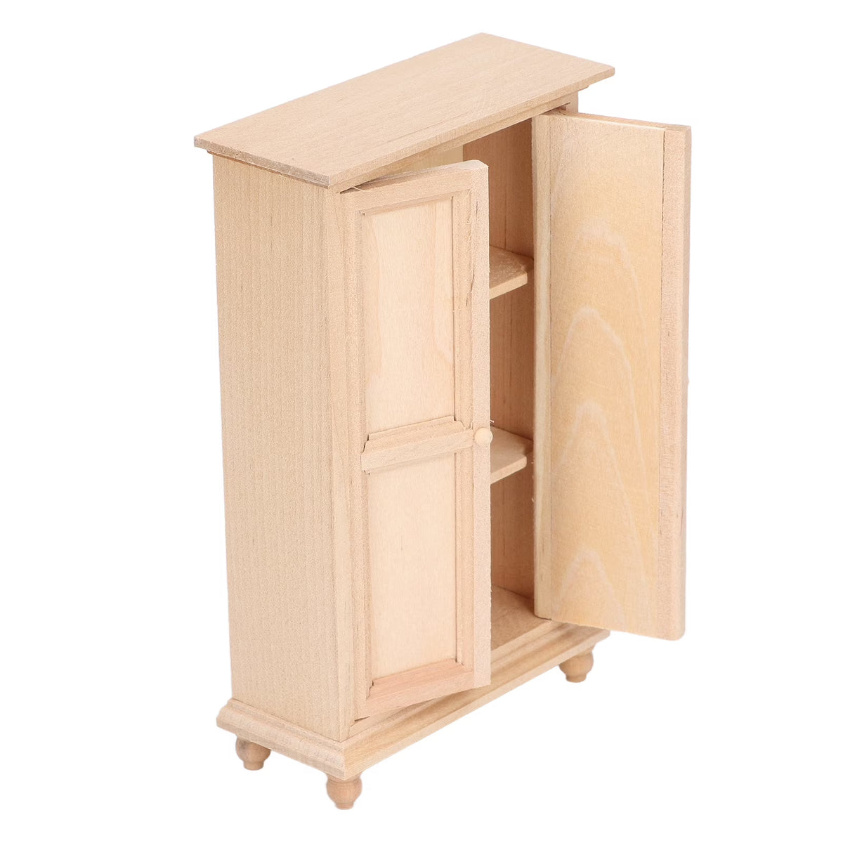 Wooden Vintage Miniature Wardrobe Cabinet L6891