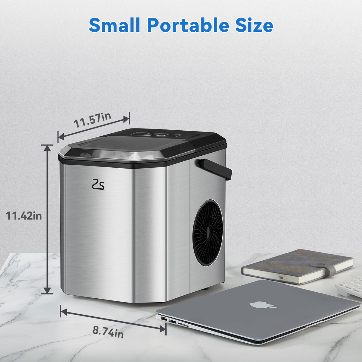 Countertop Ice Maker Self-Cleaning Bullet Ice J4428