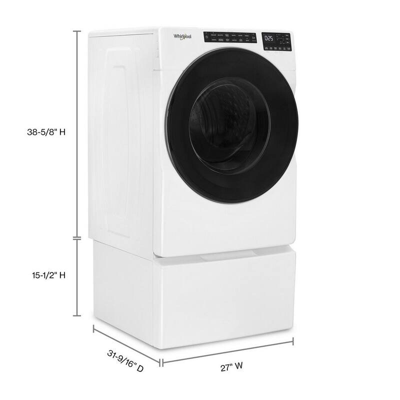 4.5 cu. ft. Front Load Washer with Steam in White J134