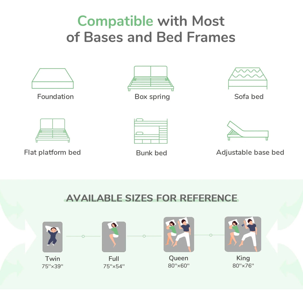 Memory Foam Hybrid Mattress Full Size S25119
