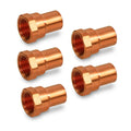 1-1/4 in. Copper Female Adapter Fitting 5-Pack J917676