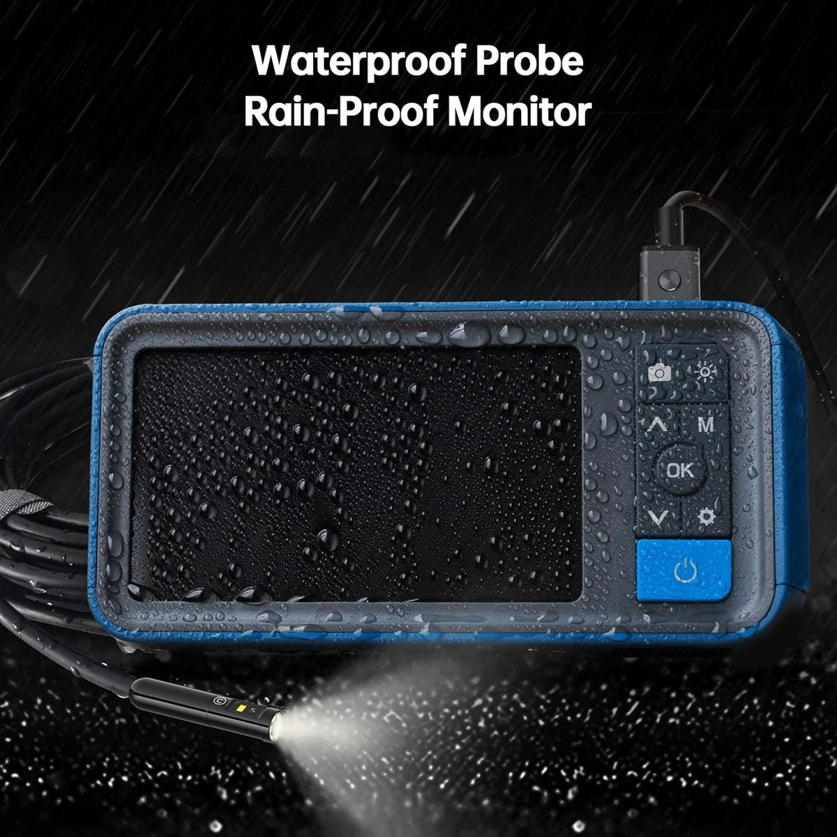 16.5ft HD Waterproof Snake Borescope Inspection Camera K972