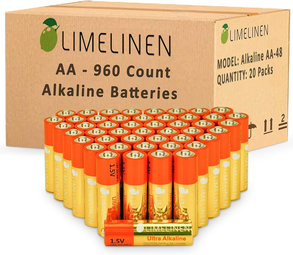 960 Count Alkaline AA Batteries L78375