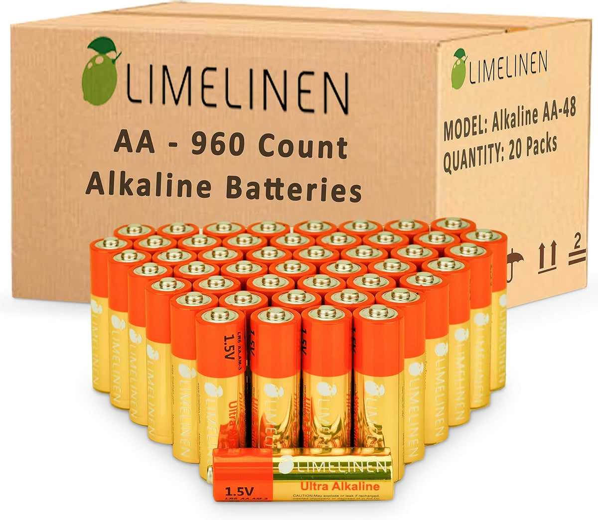 960 Count Alkaline AA Batteries L78375