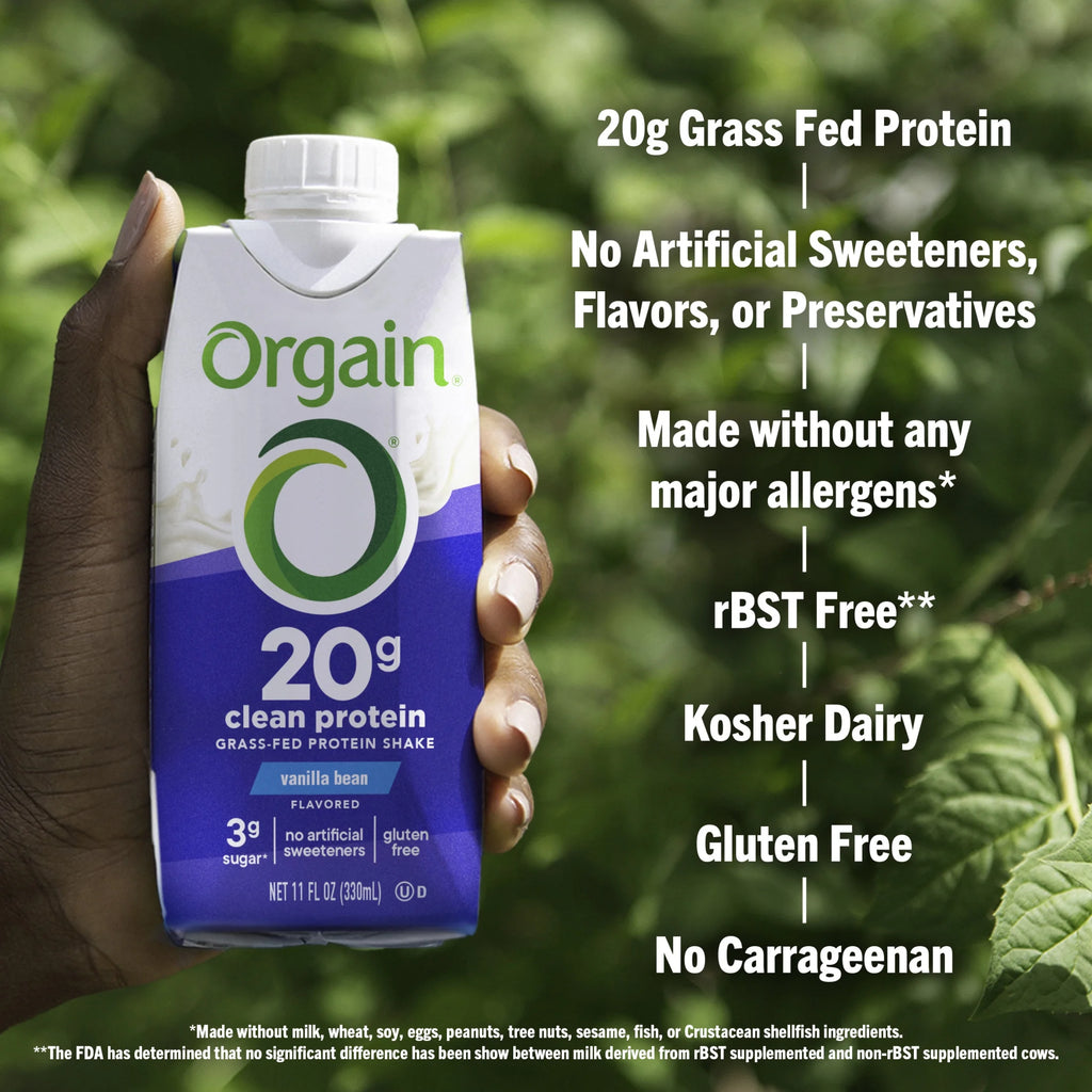 Grass Fed Protein Shake Vanilla Bean 11oz 12ct H529563