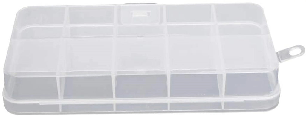 Plastic 10 Grids Component Storage Box Pack of 2 N917