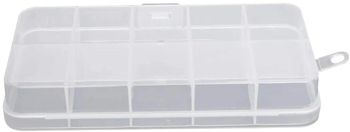 Plastic 10 Grids Component Storage Box Pack of 2 N917