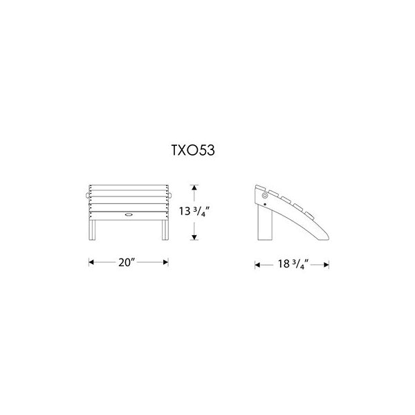Stepping Stone Folding Ottoman O876502