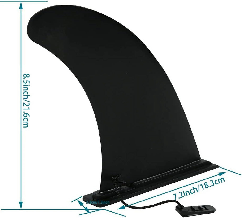 Single Fin Detachable Center Fin for Longboard Surfboard Paddleboard N979483