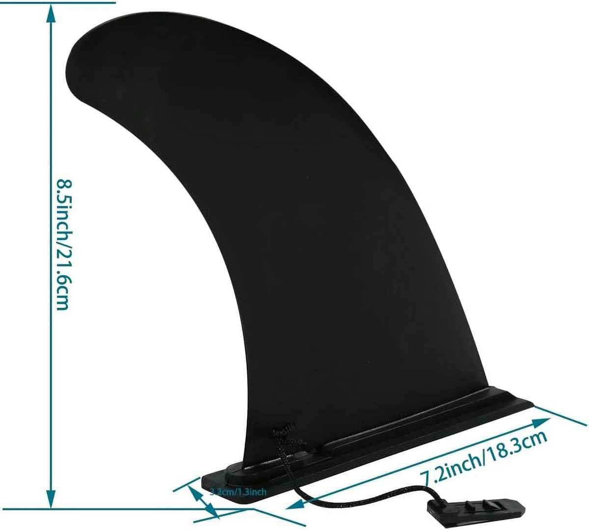 Single Fin Detachable Center Fin for Longboard Surfboard Paddleboard N979483