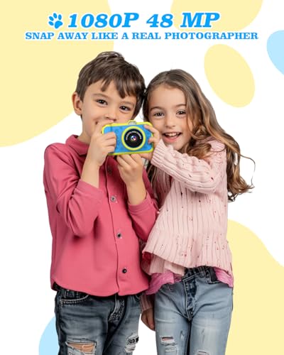 48MP 1080P Kids Digital Camera with 32GB SD Card O87955