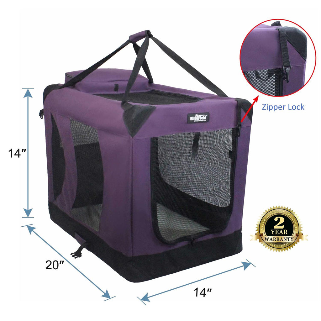 3-Door Folding Soft Dog Crate S401