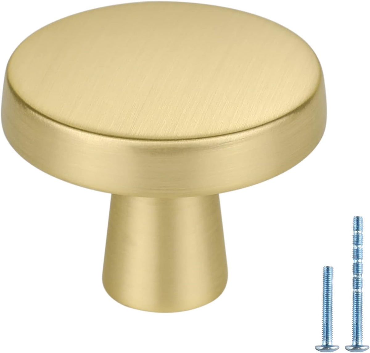 10 Pack Matte Black Mushroom Cabinet Knobs S8554