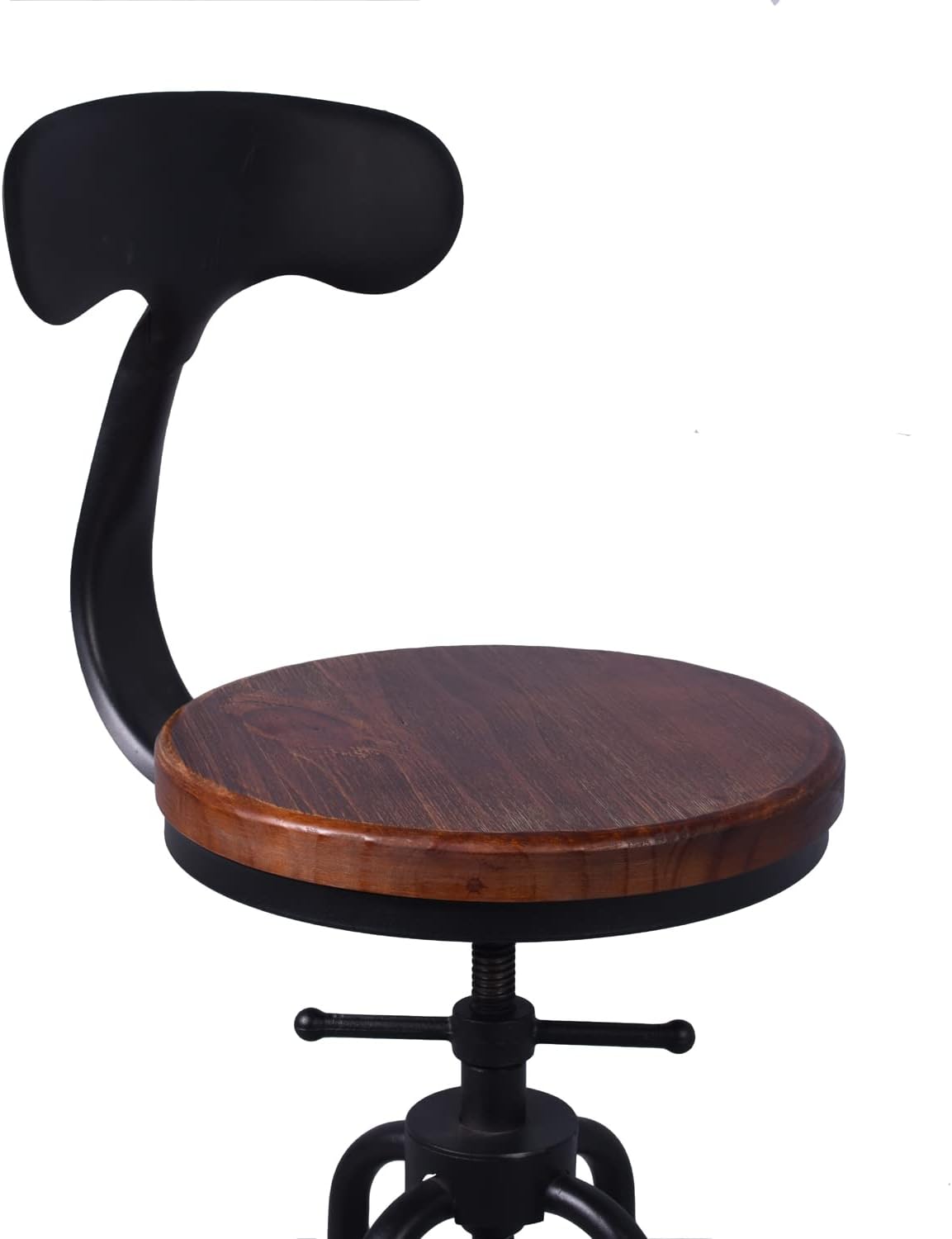 Industrial Vintage Bar Stool, 27 Inch, Set of 2 D481