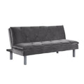 Grey Velvet Sleeper Sofa U740