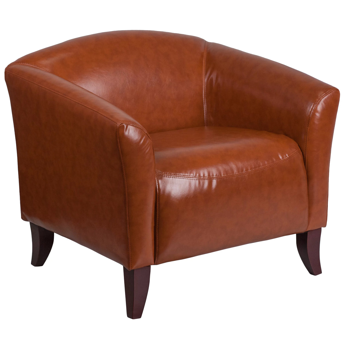 Cognac LeatherSoft Chair P30030