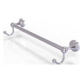 Satin Chrome 24 Inch Towel Bar with Integrated Hooks R804