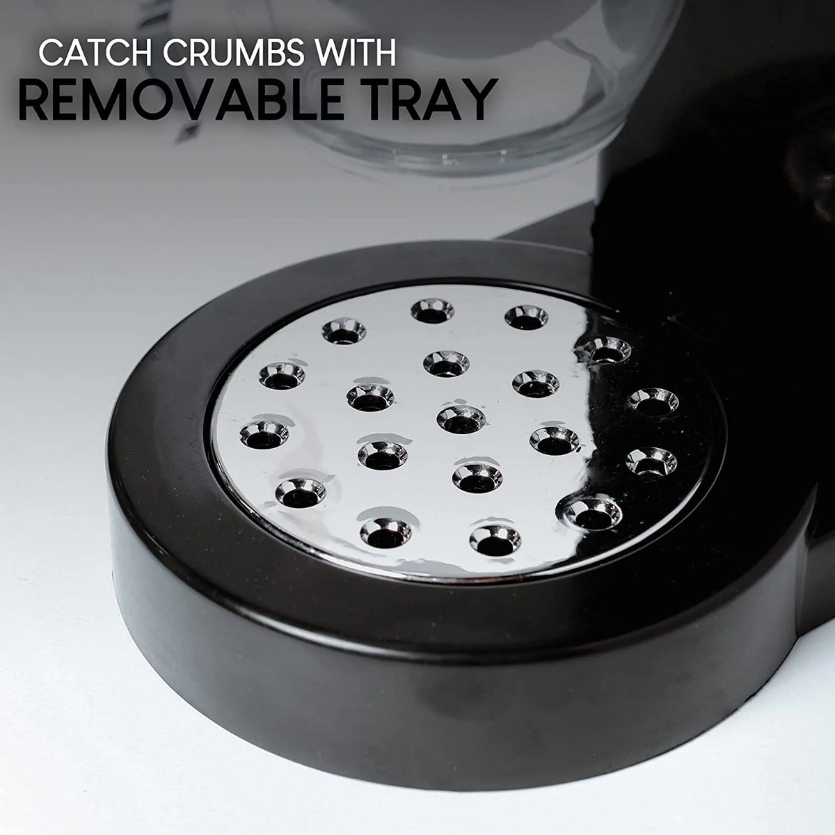 Black Cereal Food Dispenser H136