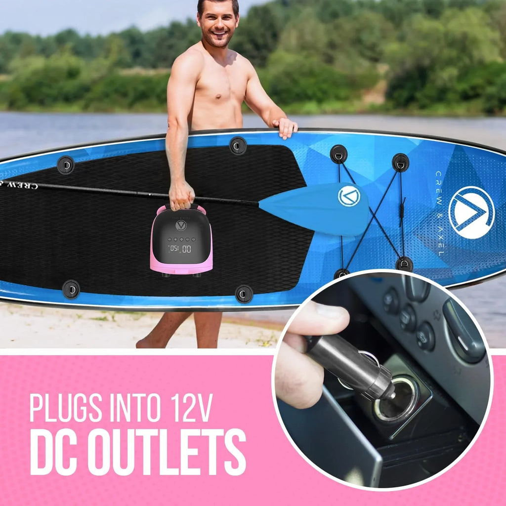 20 PSI Electric Paddle Board Pump with Auto Shut Off Y50094